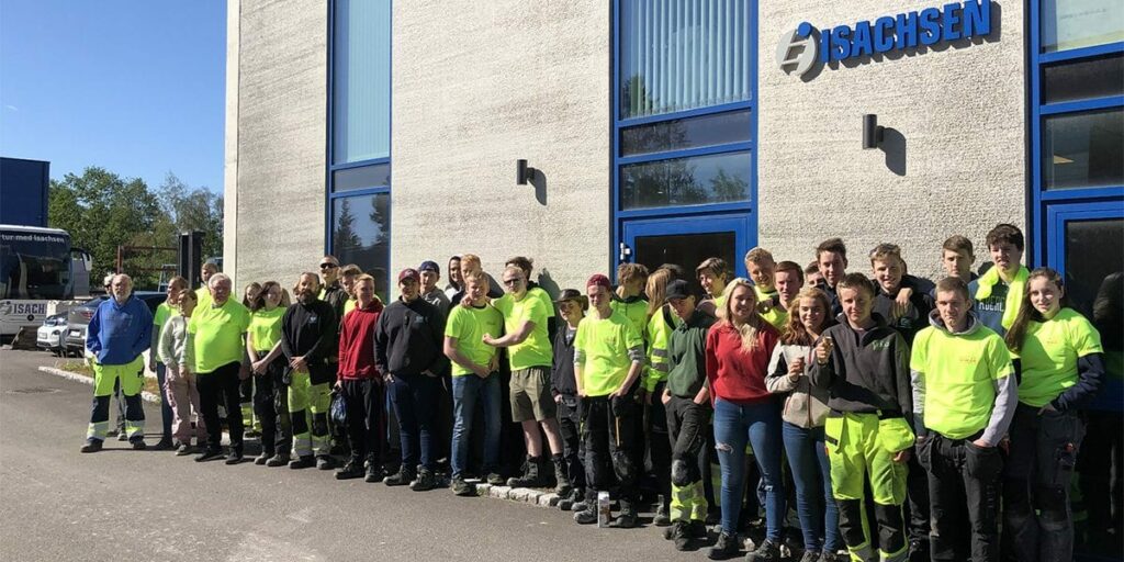 45 elever fra Kongsberg videregående skole på besøk